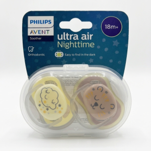 Sucettes Philips Avent Ultra Air Nighttime  (18 mois et plus)