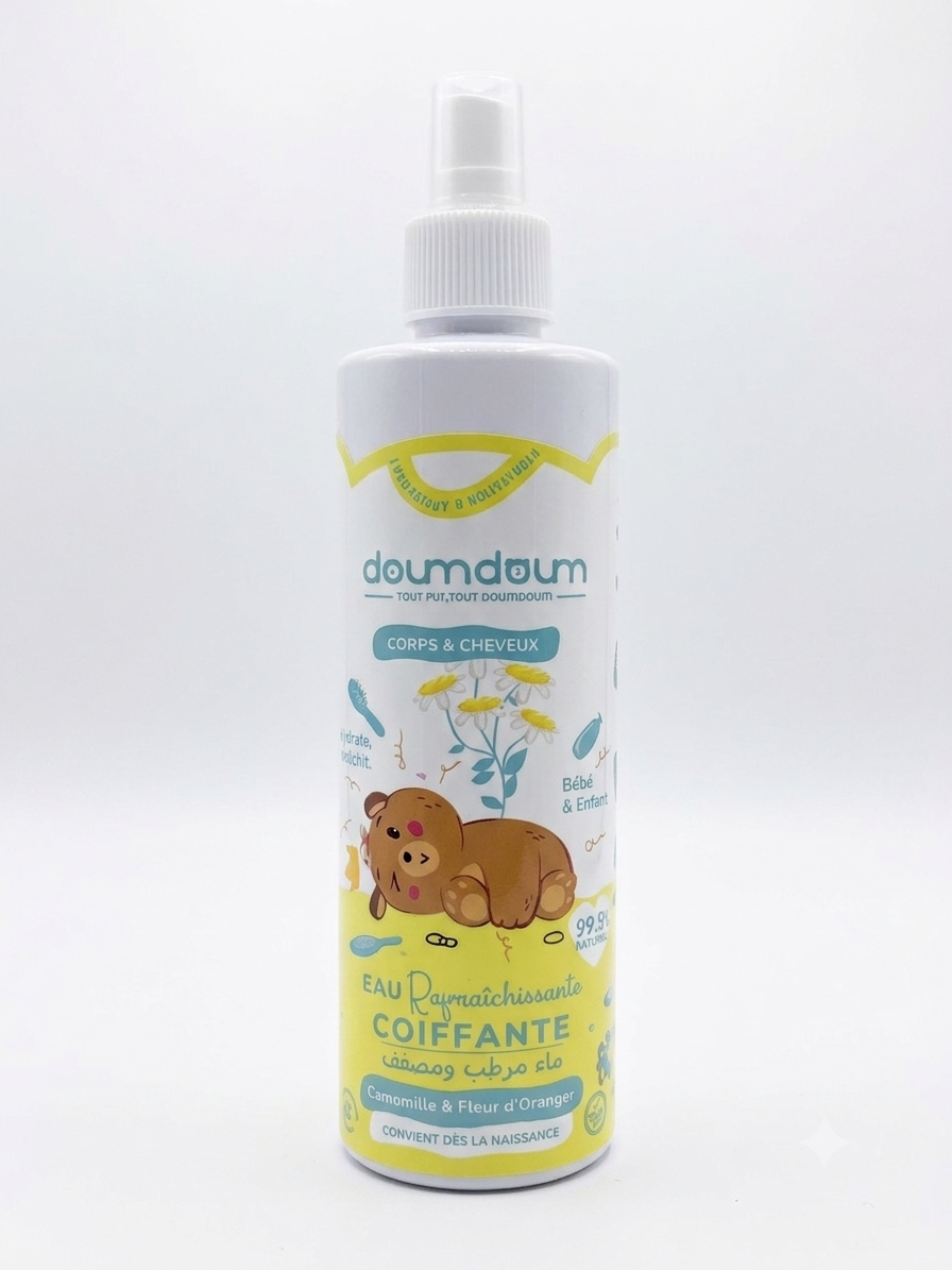 EAU RAFRAÎCHISSANTE COIFFANTE - CAMOMILLE & FLEUR D'ORANGER 250ml
