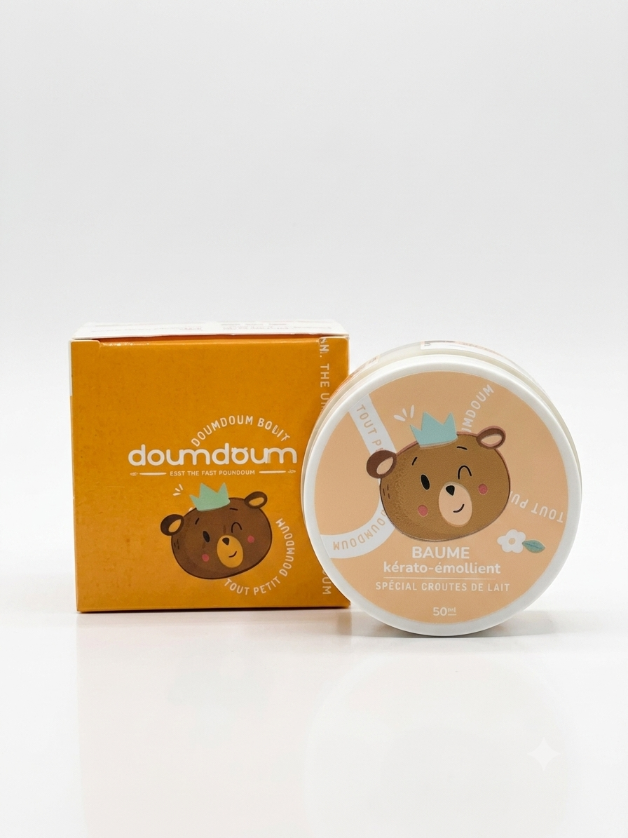 doumdoum BAUME KÉRATO-ÉMOLLIENT
SPÉCIAL CROÛTES DE LAIT 50ml
