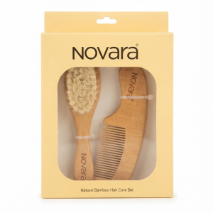 Ensemble de Soins Capillaires pour Bébé Novara – Naturel et Doux 2PCS